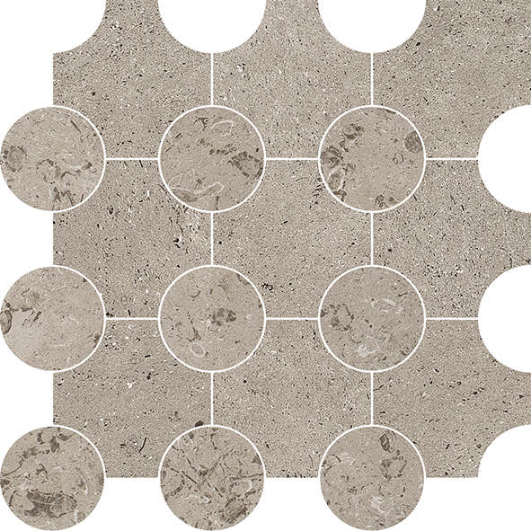 Floorin põrandad - mosaico circle smart grey